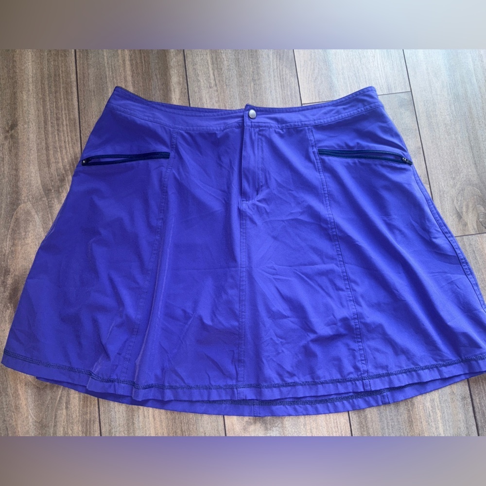 Title Nine Women’s Purple Athletic Skort Size 14 Polyester Spandex Activewear